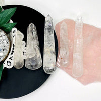 Crystal Quartz Massage Wand (150–200g)
