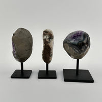 Amethyst Stalactite on Metal Stand (#02)
