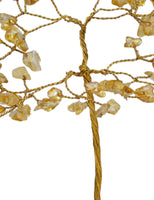 Sm Citrine Stone Crystal Tree (60 Beads)