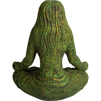 Mother Earth in Lotus Pose Volcanic Stone Statue