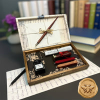 Tree of Life Wax Seal Kit & Calligraphy Writing Set Wooden Box