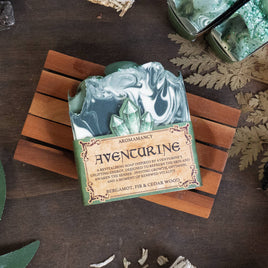 Aventurine Crystal Soap