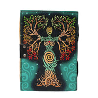 Tree of Life G Paper Journal Deckle Paper Soft Goddess Approx. 5"x7"