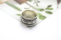 Dancer Sterling Silver Meditation Spinner Ring