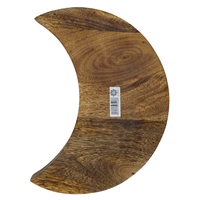Crescent Moon Crystal Tray - Burned Finish