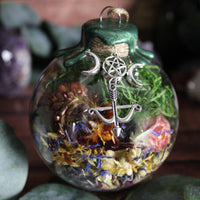 Artemis Goddess Witch Ball with Stand