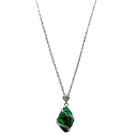 Malachite Horse Eye Necklace