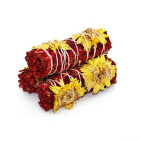 Sunflower Dragon's Blood Sage Smudge Red Romance (4 in.)