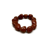 Red Jasper Tumbled Stone Bracelet