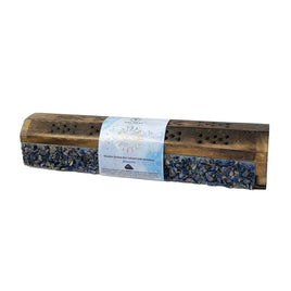 Sodalite Elements Crystal Wooden Coffin Box