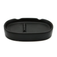 Black Ceramic Smudge Stick Holder (5 in.) -