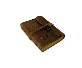 C Paper Journal - Deckle, Compass Key (≈7×5")