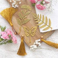 Luna Bloom Metal Leaf Bookmark