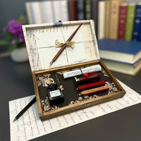 Tree of Life Wax Seal Kit & Calligraphy Writing Set Wooden Box