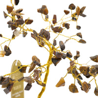Lrg Tiger's Eye Crystal Tree (100 Beads)