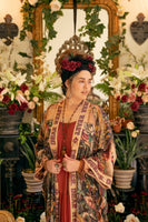 Sacred Heart Courage Dear Heart Opera Duster Kimono Robe w/