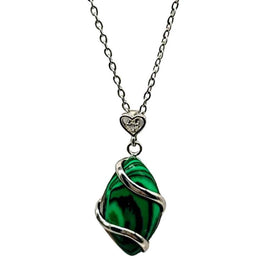 Malachite Horse Eye Necklace