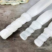 Hand-Carved Crystal Selenite Knife - 25cm