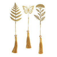 Luna Bloom Metal Leaf Bookmark