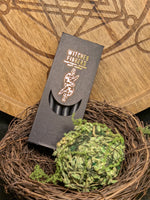 Black Witches Finger Beeswax Spell Candles 4"
