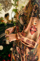 Sacred Heart Courage Dear Heart Opera Duster Kimono Robe w/