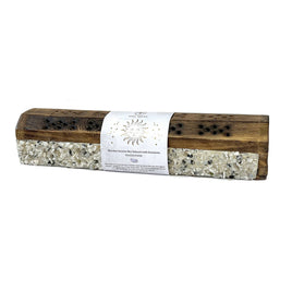 Moonstone Elements Crystal Wooden Coffin Box