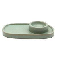 Sage Green Ceramic Palo Santo Burner (6.5 in.)