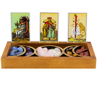 Triple Moon Crystal Tray & Tarot Card Holder