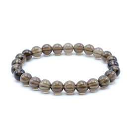 Smoky Quartz Bracelet 8mm - Brazil