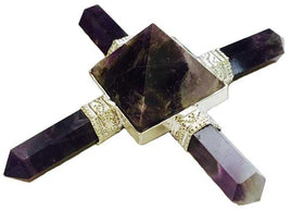 Amethyst Energy Generator Pyramid (4-Point)