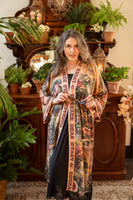 Sacred Heart Courage Dear Heart Opera Duster Kimono Robe w/