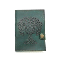 Tree of Life Blank Leather Journal - Embossed (5 x 7 in.)