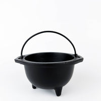 6"D Cast Iron Cauldron