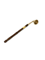 Brass Snuffer with Wooden Handle