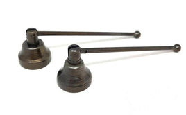 Rustic Antique Swivel Metal Candle Snuffer - 5"L
