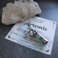 Artemis Spell Jar Amulet Necklace