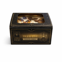 Tiger Eye Crystal Smudge Candle