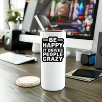 Be Happy Vinyl Sticker