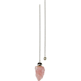 Rough Rose Quartz Pendulum