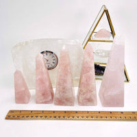 >200g - Rose Quartz Crystal Towers Obelisk