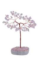 Sm Rose Quartz Crystal Tree (60 Beads)