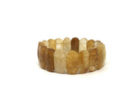 Citrine Faceted Oval Beads Bracelet