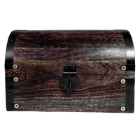 Wood Storage Box - Treasure Chest, Antique (9 × 6 × 6")