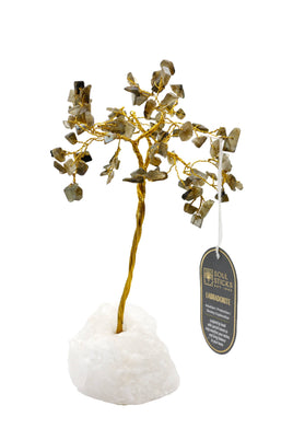 Lrg Labradorite Crystal Tree (100 Beads)