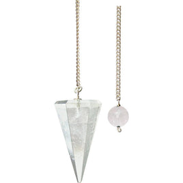 Clear Quartz Hexagonal Pendulum