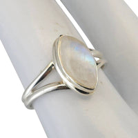 Moonstone Marquise Sterling Silver Ring