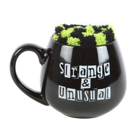 Strange & Unusual Gothic Halloween Mug and Socks Set