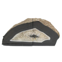 Black Agate Bookend Pair (6–9 lb)