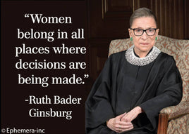 Women Belong in All Places - Magnet