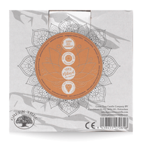 Himalayan Salt Tealight Holder Orange with Box Small